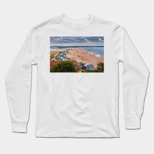 Hengistbury Head Beach Huts Bournemouth Dorset UK Long Sleeve T-Shirt